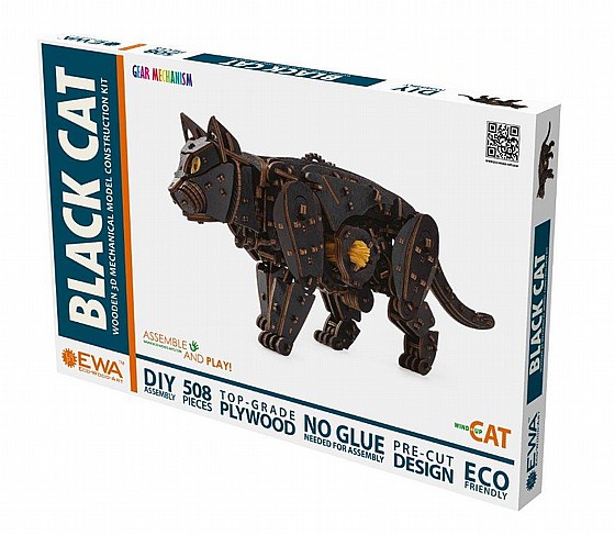 ���� EWA Eco-Wood-Art ��� ���� ���� ��� Black Cat