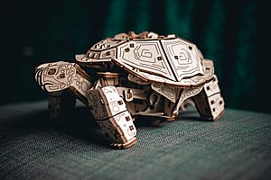 פאזל תלת מימד מכני מעץ EWA Eco-Wood-Art Turtle פאזל תלת מימד מכני מעץ EWA Eco-Wood-Art Turtle