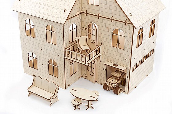 ���� ��� ����� ���� ��� EWA Eco-Wood-Art Doll House