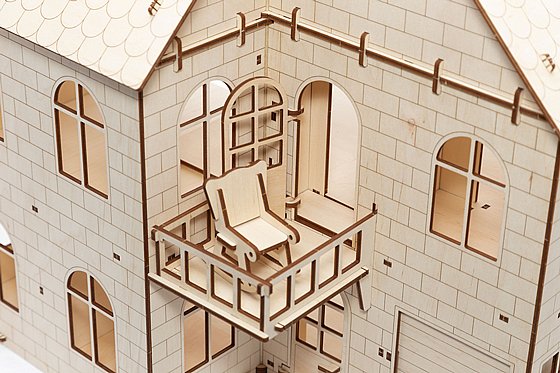 ���� ��� ����� ���� ��� EWA Eco-Wood-Art Doll House