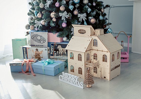 ���� ��� ����� ���� ��� EWA Eco-Wood-Art Doll House