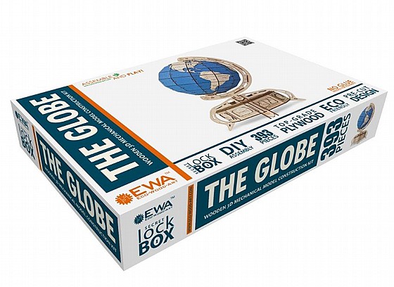 ���� EWA Eco-Wood-Art ��� ���� ���� ��� The Globe (blue)
