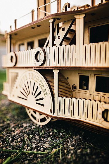 ���� ��� ���� ���� ��� EWA Eco-Wood-Art PADDLE STEAMER