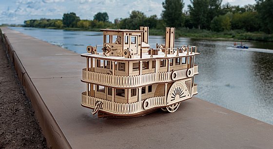 ���� ��� ���� ���� ��� EWA Eco-Wood-Art PADDLE STEAMER