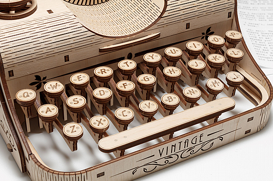 ���� ��� ����� ���� ��� EWA Eco-Wood-Art TYPEWRITER