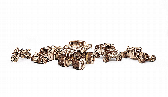 ���� ��� ����� ���� ��� EWA Eco-Wood-Art VEHICLES SET