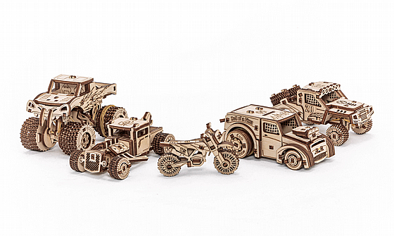 ���� ��� ����� ���� ��� EWA Eco-Wood-Art VEHICLES SET