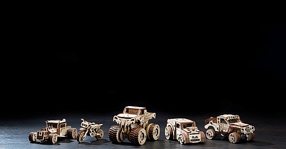 ���� ��� ����� ���� ��� EWA Eco-Wood-Art VEHICLES SET