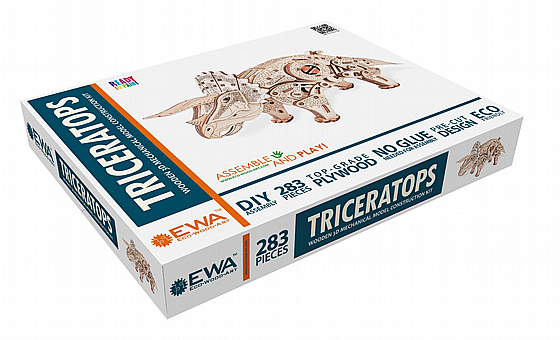 ���� ��� ����� ���� ��� EWA Eco-Wood-Art TRICERATOPS