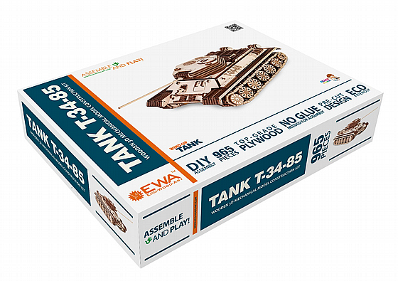 ���� ��� ���� ���� ��� EWA Eco-Wood-Art TANK T-34