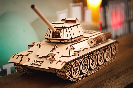 ���� ��� ���� ���� ��� EWA Eco-Wood-Art TANK T-34