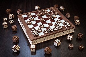 פאזל תלת מימד מכני מעץ לוח משחקים EWA Eco-Wood-Art GAMESET פאזל תלת מימד מכני מעץ לוח משחקים EWA Eco-Wood-Art GAMESET