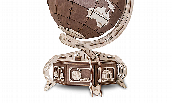 ���� ��� ����� ���� ��� EWA Eco-Wood-Art THE GLOBE (brown)