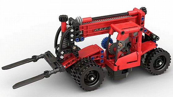 ��� ����� Jbricks 110816 Telescopic Arm Forklift