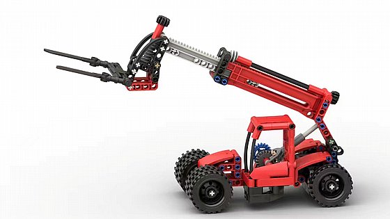 ��� ����� Jbricks 110816 Telescopic Arm Forklift
