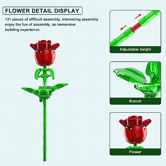 ��� ����� JBricks 150705 Rose Plant