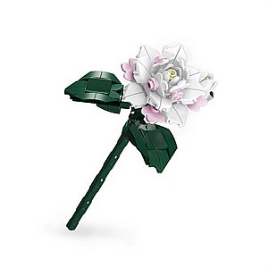 דגם הרכבה Jbricks 150707 Camellia Flower דגם הרכבה Jbricks 150707 Camellia Flower