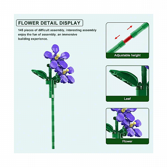 ��� ����� Jbricks 150714 Violets Flower