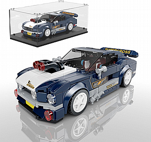 דגם הרכבה Jbricks 230248 Mustang 1967 תואם לגו דגם הרכבה Jbricks 230248 Mustang 1967 תואם לגו