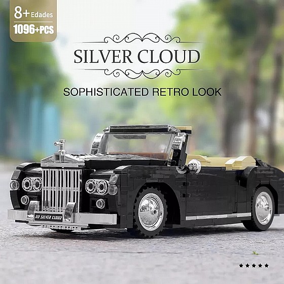 ���� ����� 1096 ����� Mould King 10006 Silver Cloud