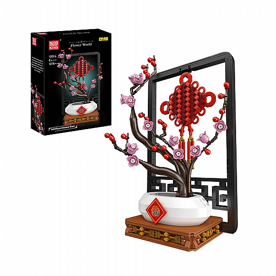 ��� ����� MOULD KING 10014 Plum Chinese Knot Blossom
