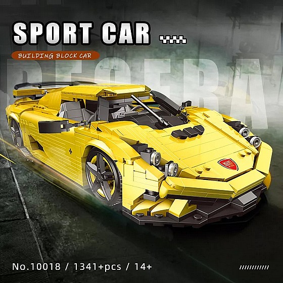 ���� ����� 1341 ����� Mould King 10018 Sport Car