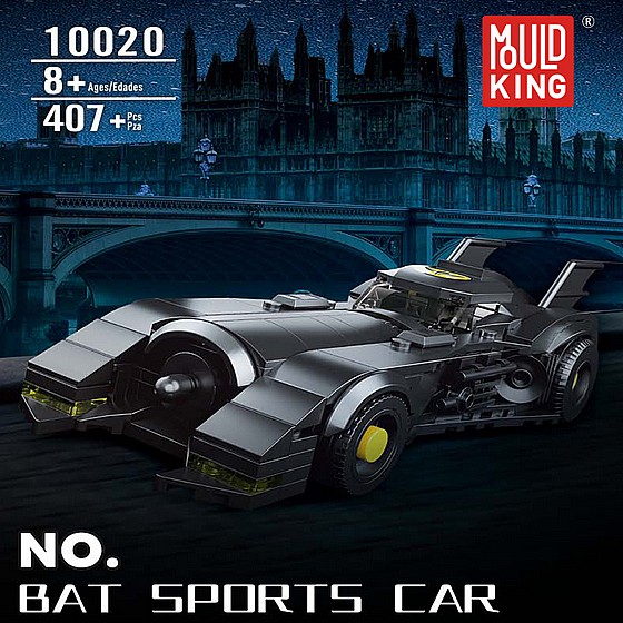 ���� ����� 407 ����� Mould King 10020 Bat Sports Car