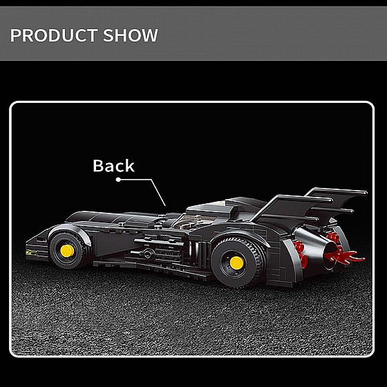 ���� ����� 407 ����� Mould King 10020 Bat Sports Car