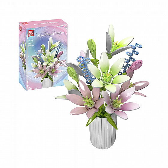 ��� ����� Mould King 10057 Lily Flowers Bouquet