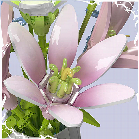 ��� ����� Mould King 10057 Lily Flowers Bouquet