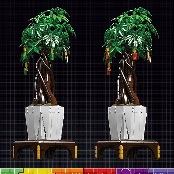 ��� ����� MOULD KING 10063 Money Tree Flower