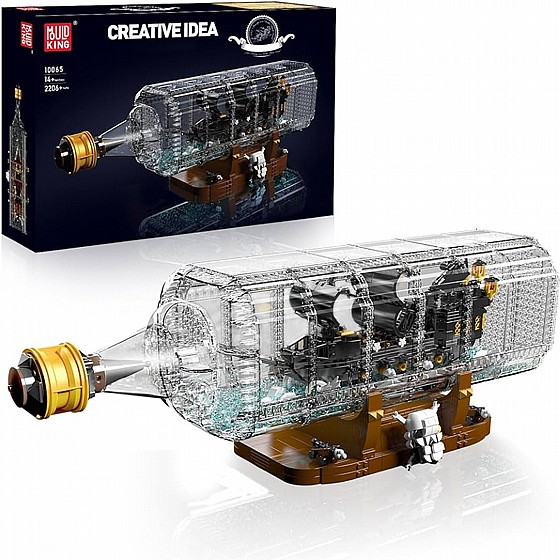 ��� ����� MOULD KING 10065 Black Pearl Drift Bottle