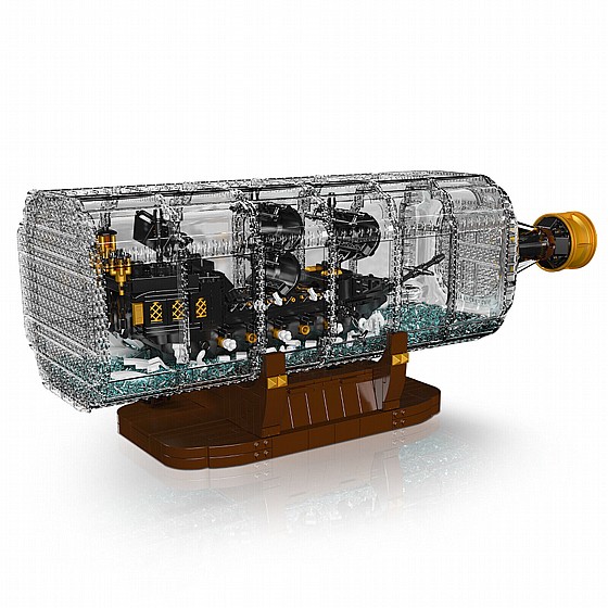 ��� ����� MOULD KING 10065 Black Pearl Drift Bottle