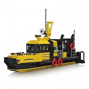 דגם הרכבה ספינת הצלה נורווגית Mould King 10080 Norwegian Lifeboat דגם הרכבה ספינת הצלה נורווגית Mould King 10080 Norwegian Lifeboat