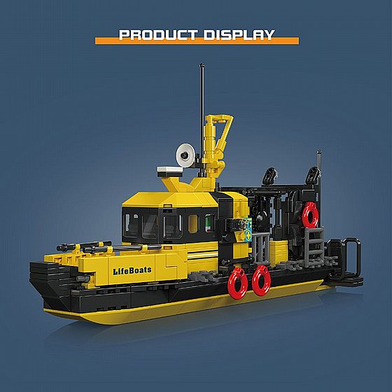 ��� ����� ����� ���� �������� Mould King 10080 Norwegian Lifeboat