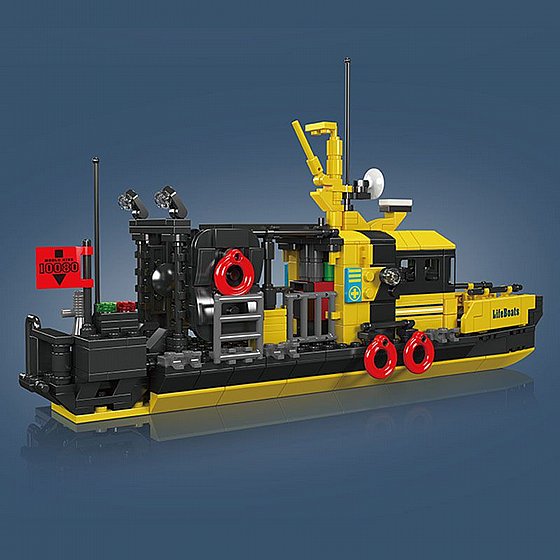 ��� ����� ����� ���� �������� Mould King 10080 Norwegian Lifeboat