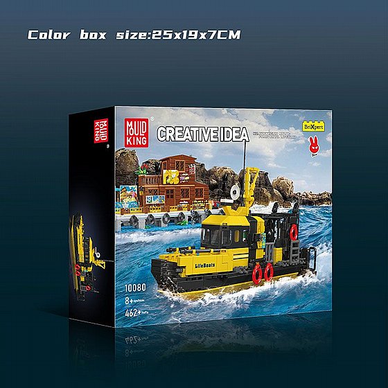 ��� ����� ����� ���� �������� Mould King 10080 Norwegian Lifeboat