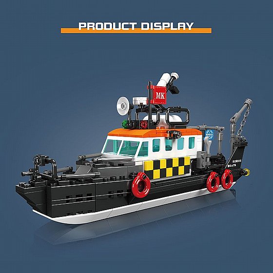 ��� ����� ����� ����� ������ Mould King 10081 British Rescue Boat