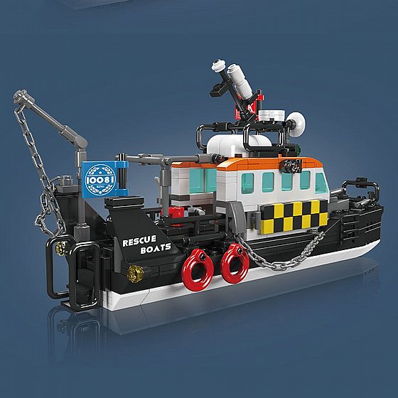 ��� ����� ����� ����� ������ Mould King 10081 British Rescue Boat