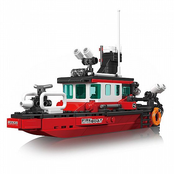��� ����� ����� ����� �� Mould King 10082 British Fireboat