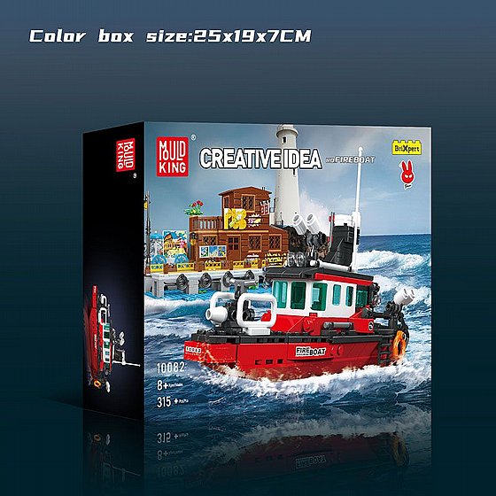 ��� ����� ����� ����� �� Mould King 10082 British Fireboat