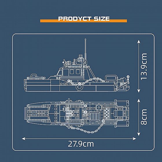 ��� ����� ����� ����� Mould King 10084 Police Boat