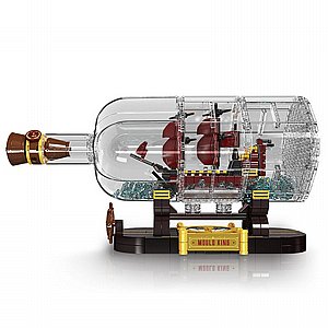 דגם הרכבה ספינת הנקמה Mould King 10085 Revenge in a Bottle דגם הרכבה ספינת הנקמה Mould King 10085 Revenge in a Bottle