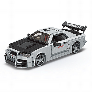 דגם הסקייליין Mould King 10113 Skyline GTR R34 דגם הסקייליין Mould King 10113 Skyline GTR R34