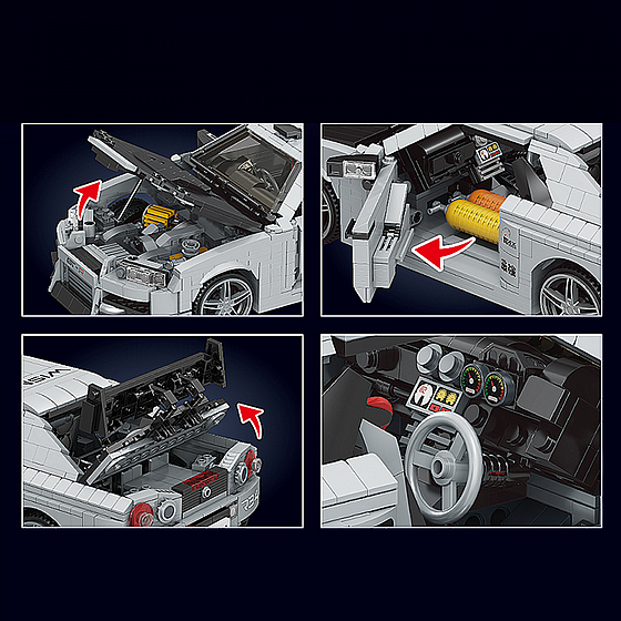 ��� ��������� Mould King 10113 Skyline GTR R34