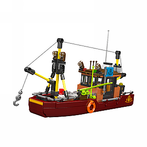 דגם הרכבה ספינת דייג Mould King 10135 Fishing Boat דגם הרכבה ספינת דייג Mould King 10135 Fishing Boat
