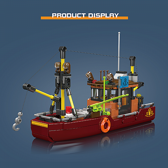 ��� ����� ����� ���� Mould King 10135 Fishing Boat