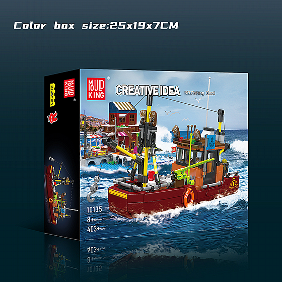 ��� ����� ����� ���� Mould King 10135 Fishing Boat