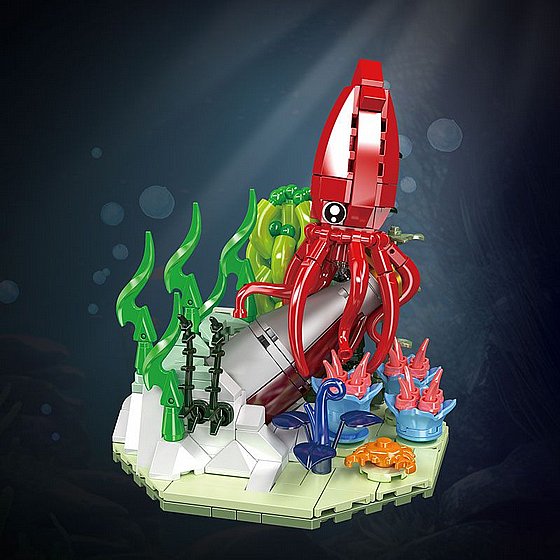 ��� ����� ����� MOULD KING 10174 Squid