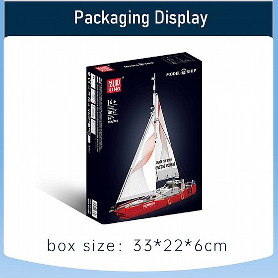 ��� ����� ����� ���� Mould King 10190 Modern Sailboat II